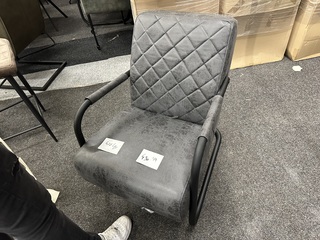 4x Fauteuil Joep Antraciet